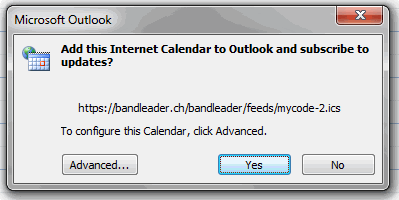 Outlook 2013 - Kalender abonnieren